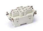 Female Inserts,Contacts 6/12+PE,Axial Screw connection,10A 230/400V & 40A 690V